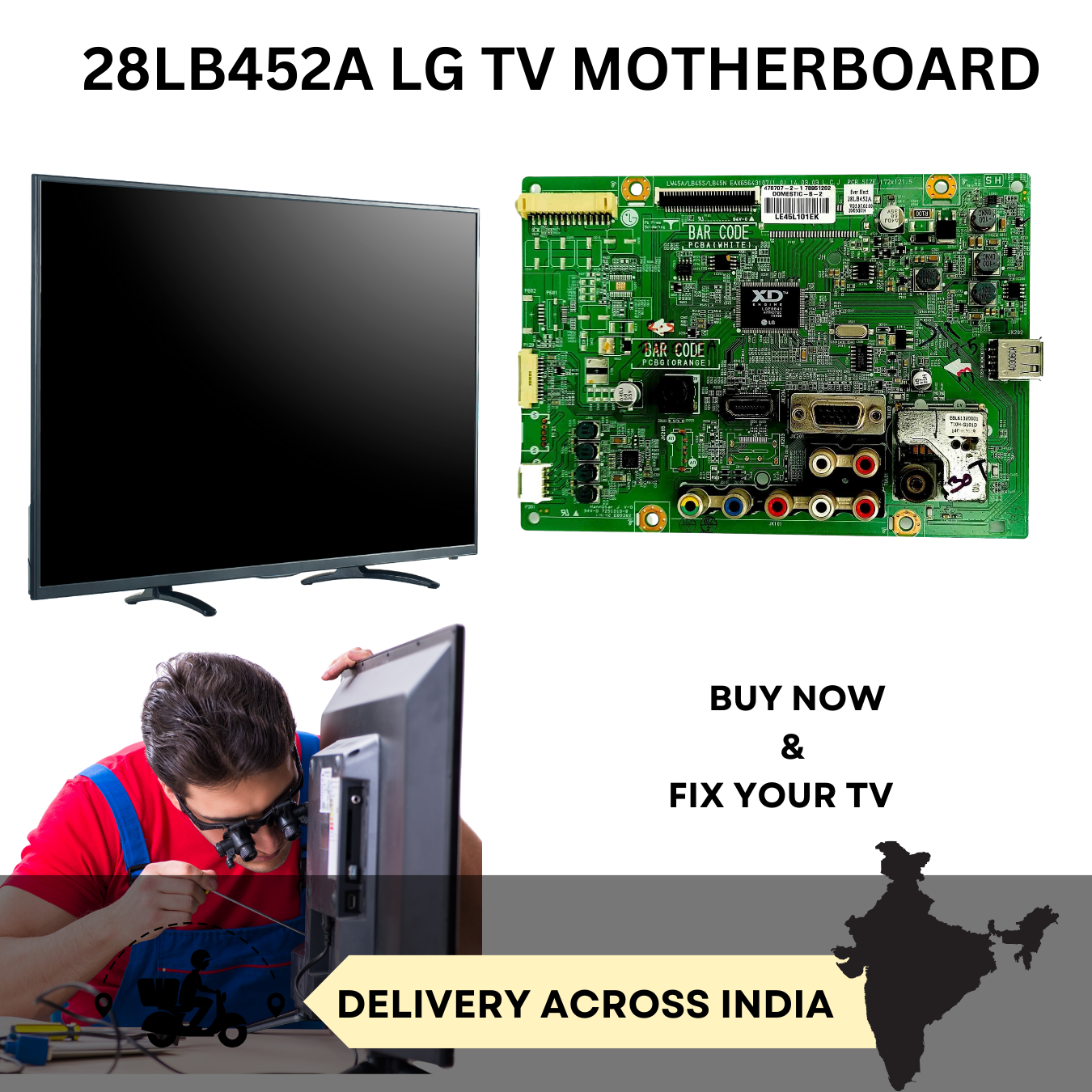 28LB452A LG LEDTV MOTHERBOARD My Store