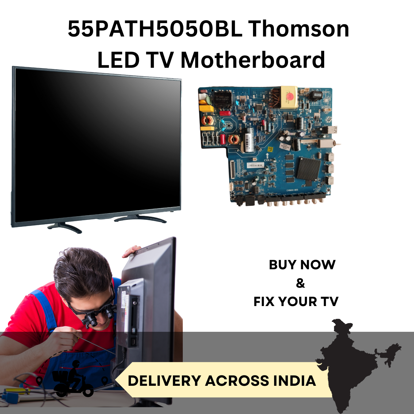 55PATH5050BL Thomson LED TV Motherboard | CV960X-B55 LED TV Motherboard TOLSBUY